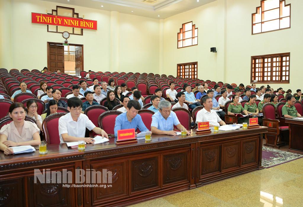 Hội nghị trực tuyến toàn quốc sơ kết công tác kiểm tra, giám sát của Đảng 6 tháng đầu năm