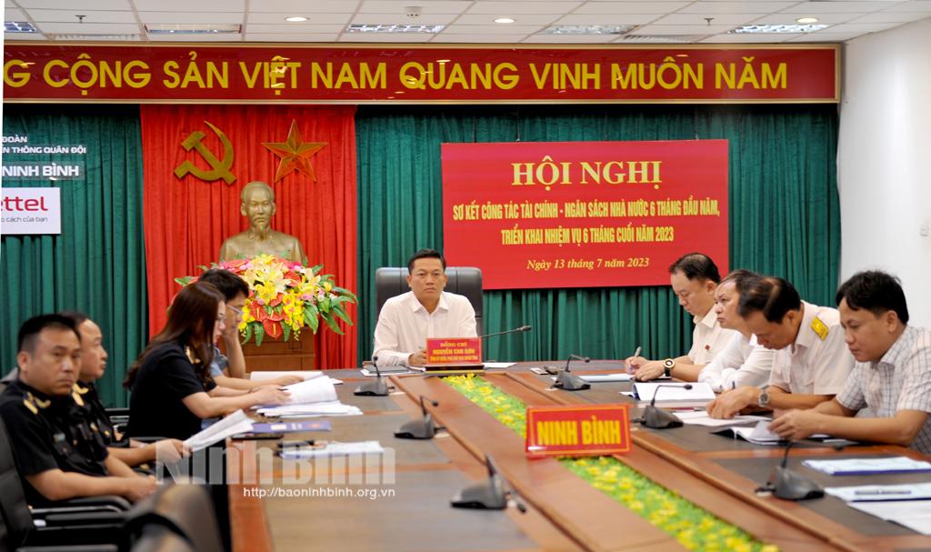Hội nghị trực tuyến toàn quốc sơ kết công tác tài chính - ngân sách Nhà nước 6 tháng đầu năm 2023