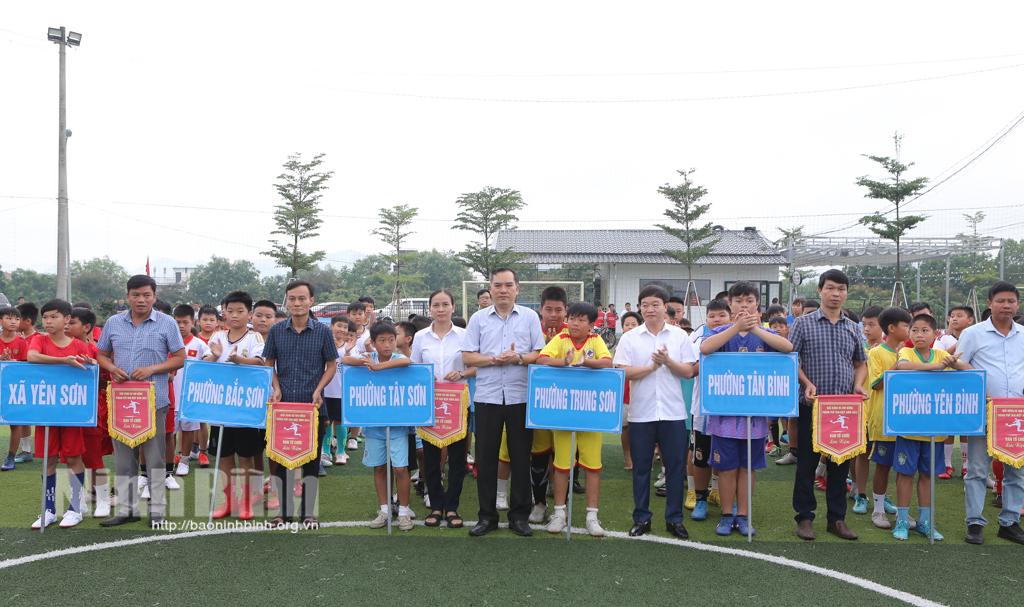 Thành phố Tam Điệp tổ chức Giải bóng đá nhi đồng năm 2023