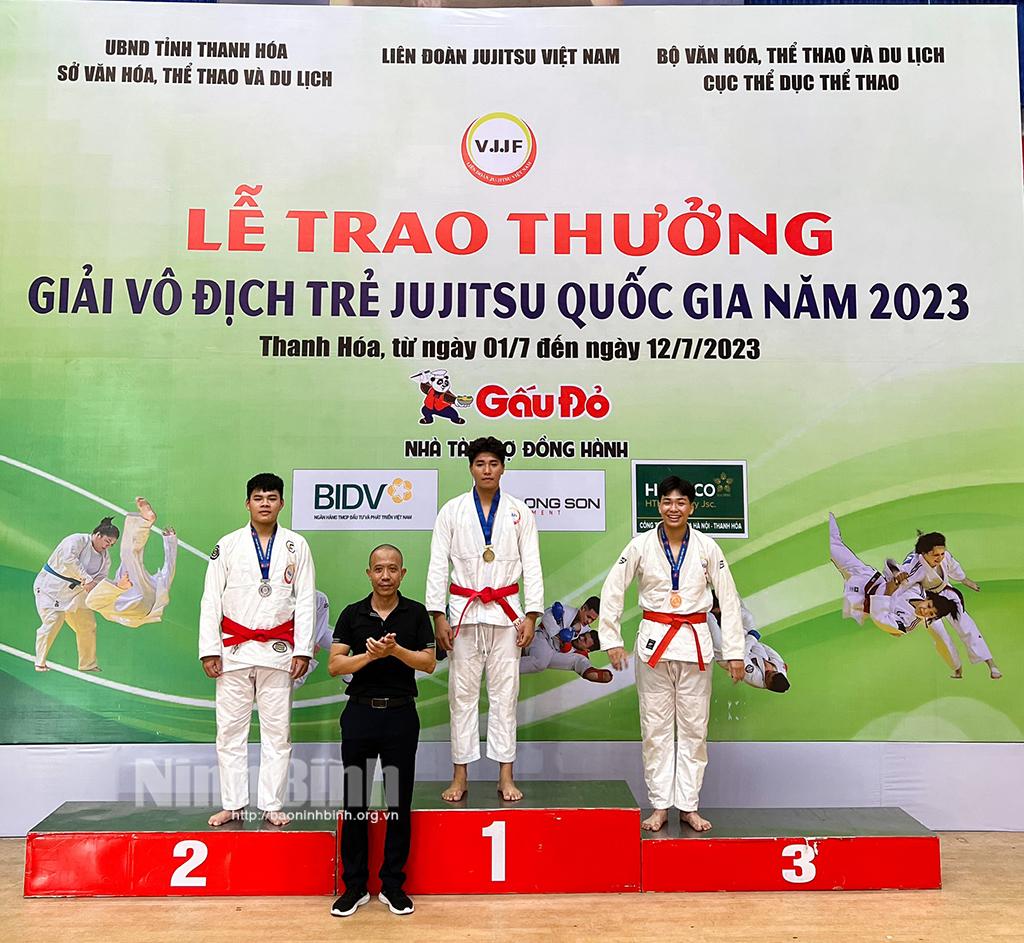 Giải vô địch trẻ Jujitsu Quốc gia năm 2023: đoàn tuyển Ninh Bình tạo "cơn mưa vàng"