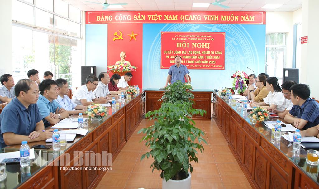 Sở Lao động, Thương binh và Xã hội triển khai nhiệm vụ 6 tháng cuối năm