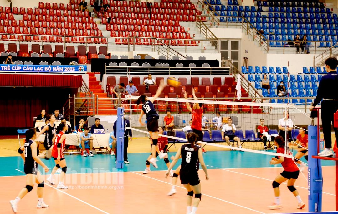 Giải bóng chuyền trẻ Cúp câu lạc bộ năm 2023: Ninh Bình thắng Sanest Khánh Hòa 3-0