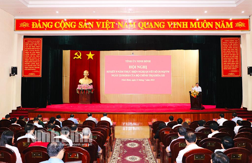 Sơ kết 5 năm thực hiện Nghị quyết 35-NQ/TW của Bộ Chính trị khóa XII