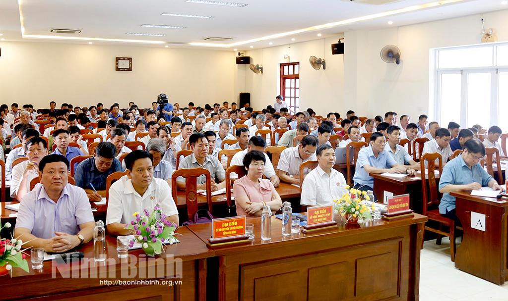 Tập huấn Chương trình tăng cường bảo vệ môi trường trong xây dựng NTM cho cán bộ Hội Cựu chiến binh