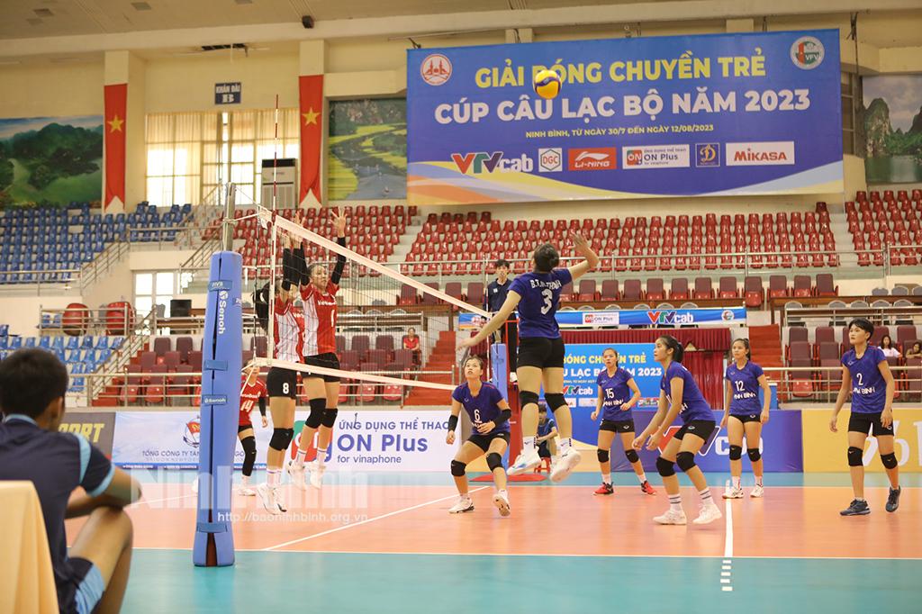 Giải bóng chuyền trẻ Cúp CLB năm 2023: Chiến thắng gọi tên nữ VietinBank, Geleximco Thái Bình