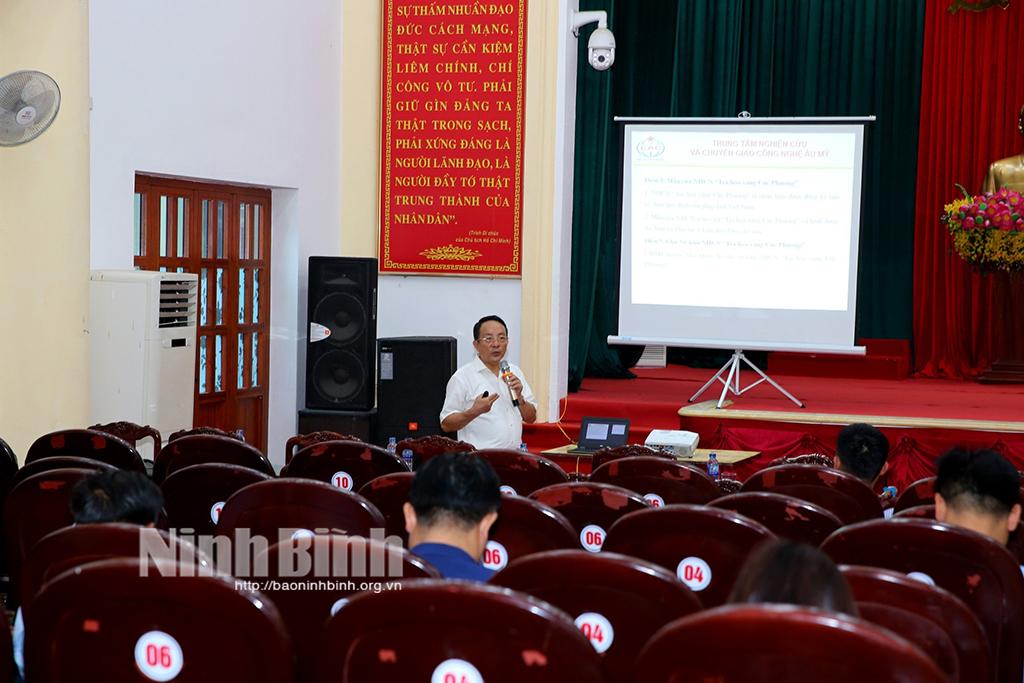 Hội thảo hoàn thiện hồ sơ đăng ký nhãn hiệu chứng nhận "Trà hoa vàng Cúc Phương"