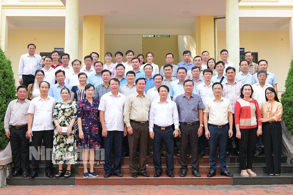 Đoàn công tác huyện Phước Long (tỉnh Bạc Liêu) thăm, làm việc tại huyện Yên Mô