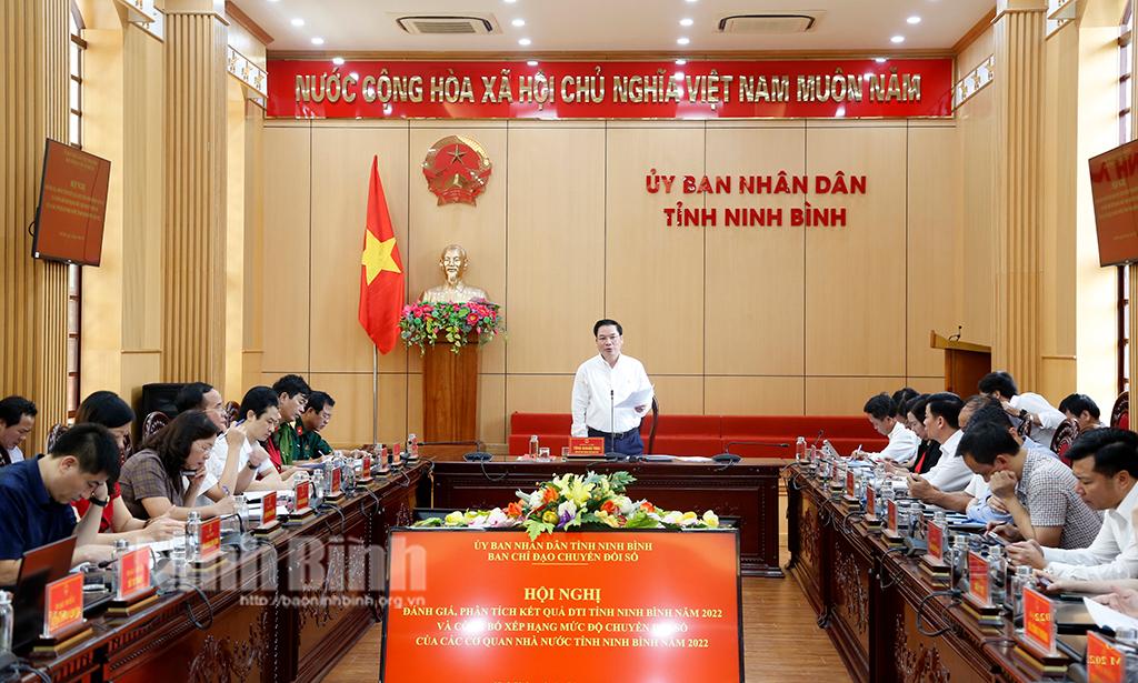 Hội nghị phân tích, đánh giá kết quả DTI tỉnh Ninh Bình năm 2022