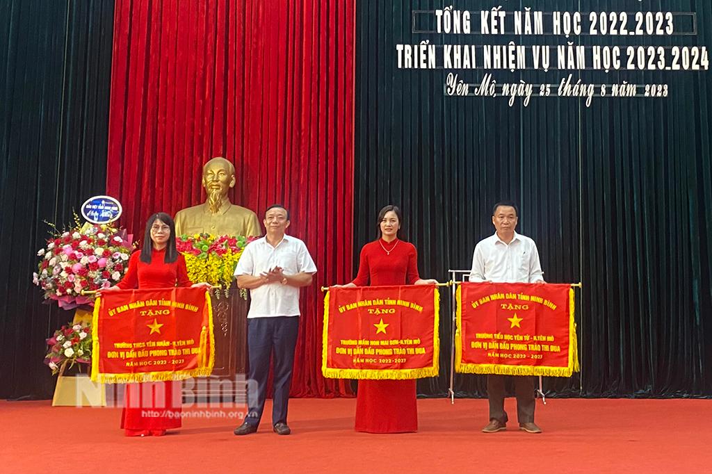 Ngành Giáo dục - Đào tạo huyện Yên Mô triển khai nhiệm vụ năm học 2023-2024