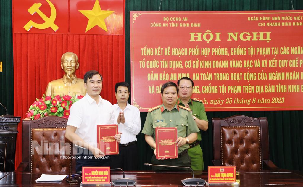 Phối hợp phòng, chống tội phạm tại các ngân hàng, tổ chức tín dụng, cơ sở kinh doanh vàng bạc