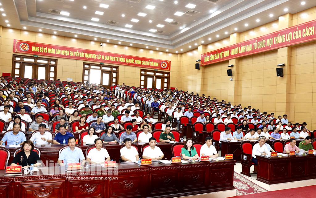 Huyện ủy Gia Viễn triển khai công tác sắp xếp đơn vị hành chính cấp xã giai đoạn 2023-2030