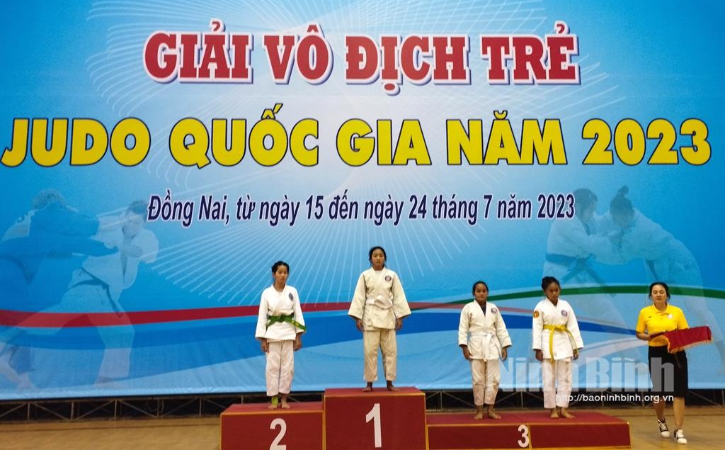 Giải vô địch trẻ Judo quốc gia năm 2023: Ninh Bình giành 3 huy chương vàng, 1 huy chương bạc