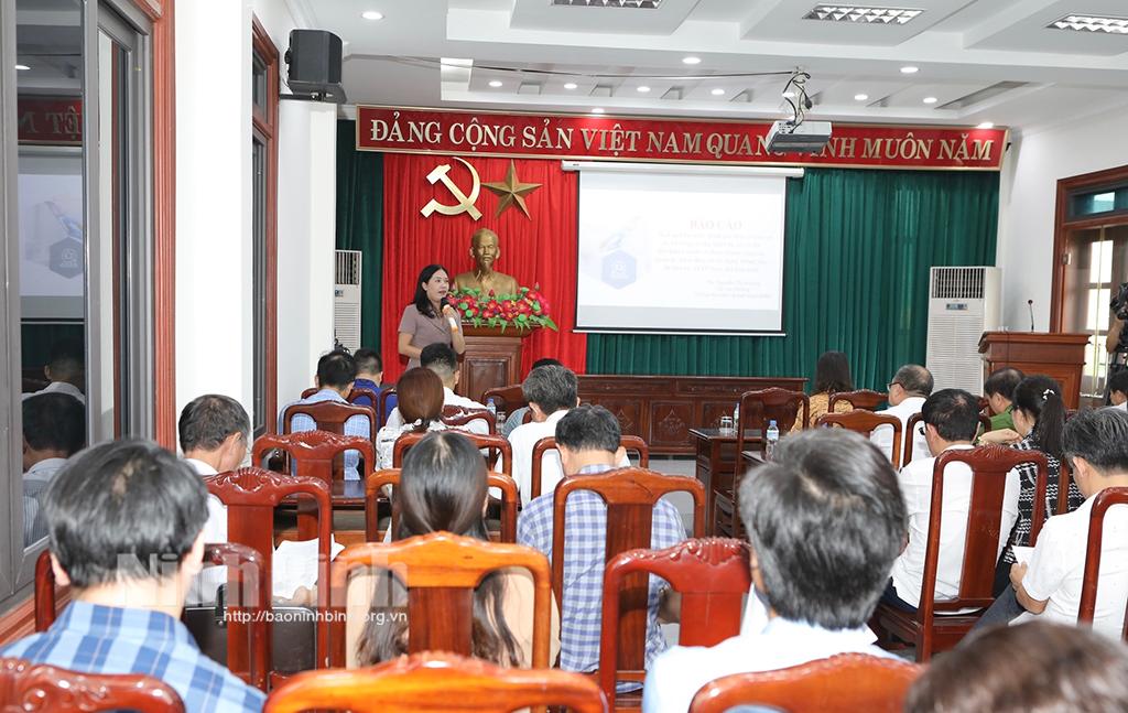 Thống nhất phương án tham mưu đề xuất nhiệm vụ triển khai "Hệ thống thông tin về an toàn thực phẩm tỉnh Ninh Bình"