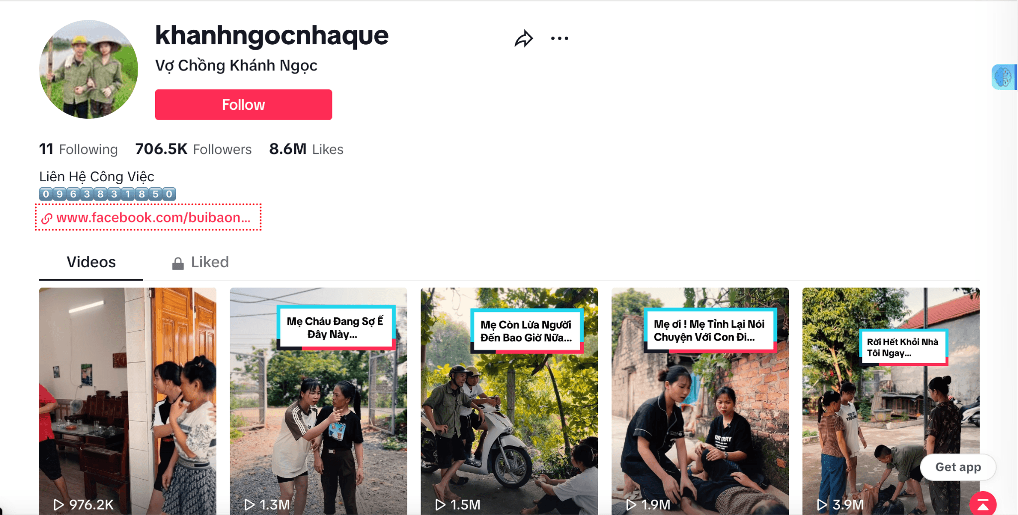 Vợ chồng Khánh Ngọc - kênh tiktok mang lại tiếng cười cho bạn