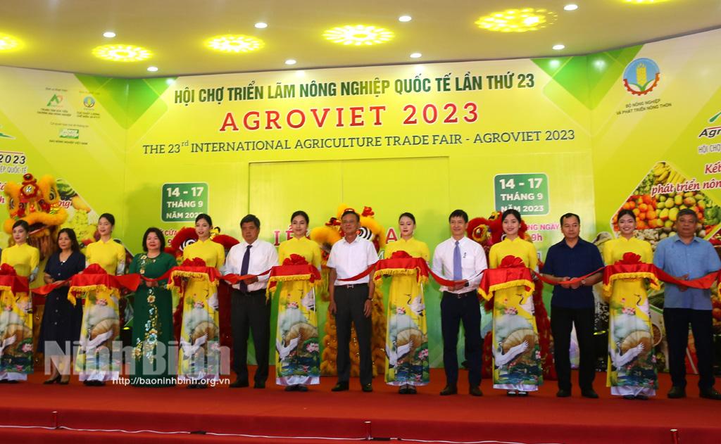 Quảng bá nông sản Ninh Bình tại Hội chợ Triển lãm nông nghiệp Quốc tế AgroViet 2023