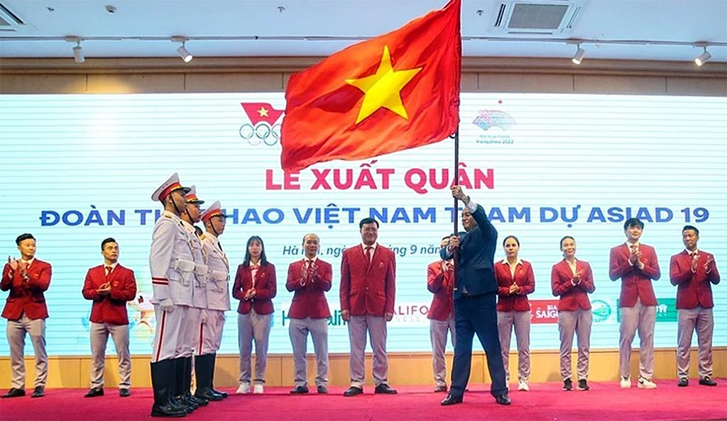 Đoàn thể thao Việt Nam xuất quân dự ASIAD 19