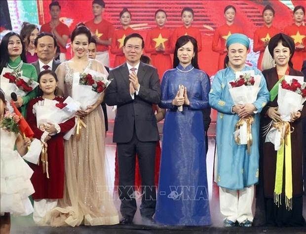 President hosts ceremony marking 78th anniversary of National Day