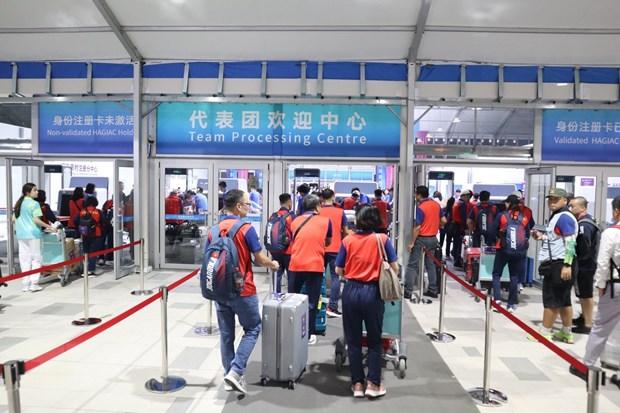 Đoàn Thể thao Việt Nam nhập Làng Vận động viên tại ASIAD 2023