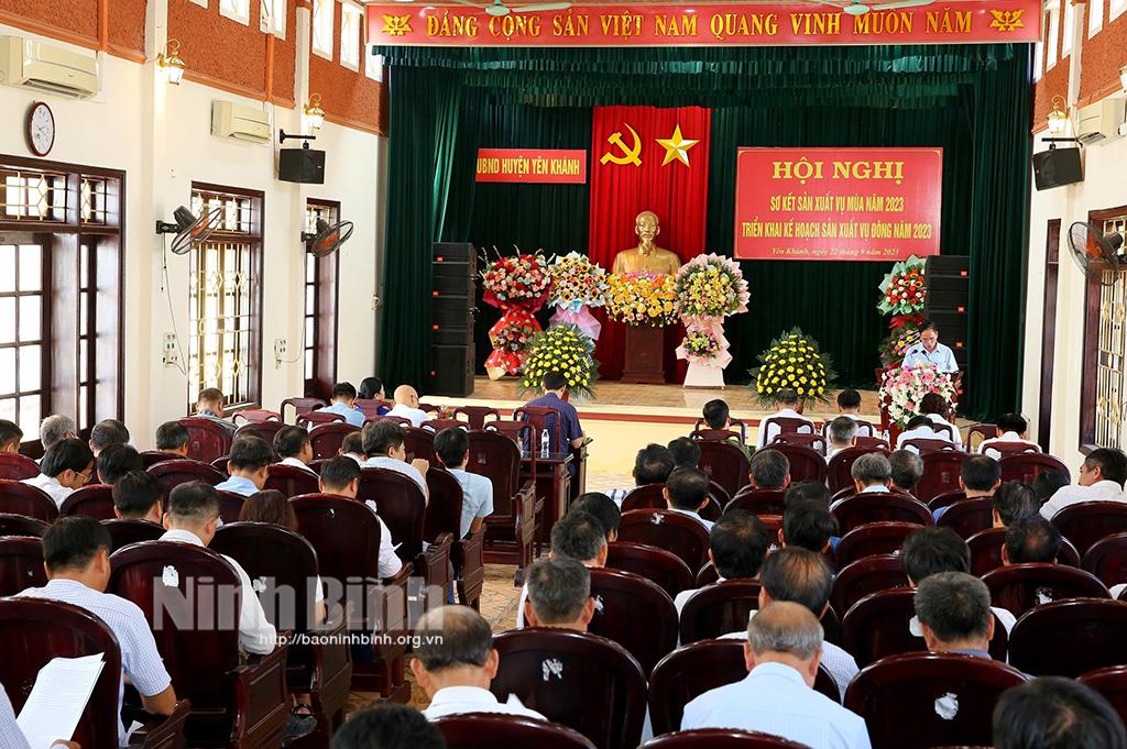 Yên Khánh triển khai kế hoạch sản xuất vụ đông năm 2023
