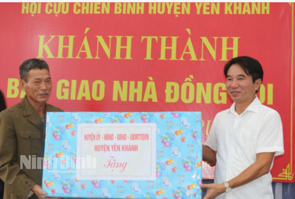 Hội CCB Yên Khánh tổ chức khánh thành "Nhà đồng đội"