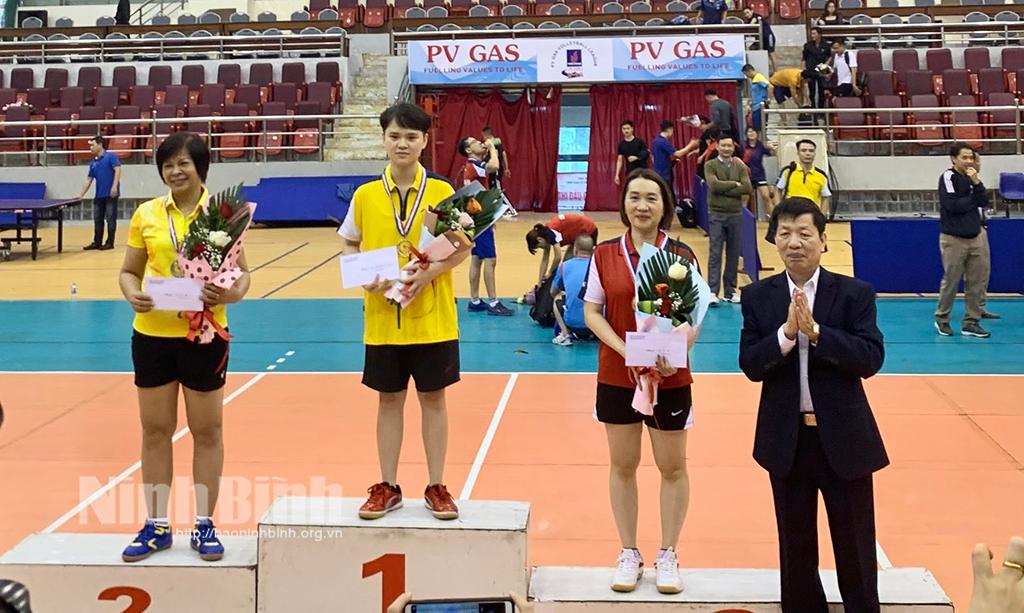 Nguyễn Thị Huyền Trang, vận động viên nhiều năm gắn bó với Giải bóng bàn Cúp Báo Ninh Bình