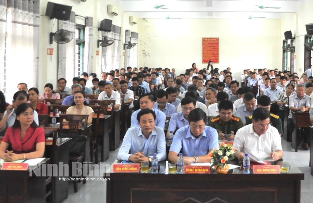 Huyện ủy Kim Sơn triển khai công tác sắp xếp đơn vị hành chính cấp xã trên địa bàn huyện, giai đoạn 2023 - 2030