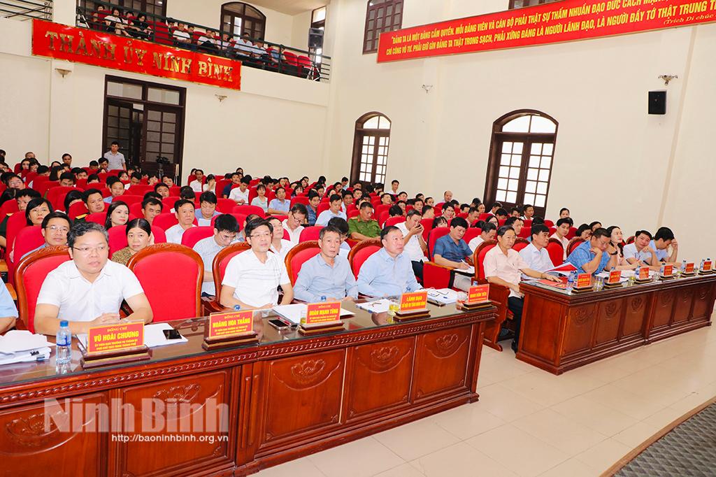 Thành ủy Ninh Bình triển khai công tác sắp xếp đơn vị hành chính cấp huyện, cấp xã giai đoạn 2023-2025