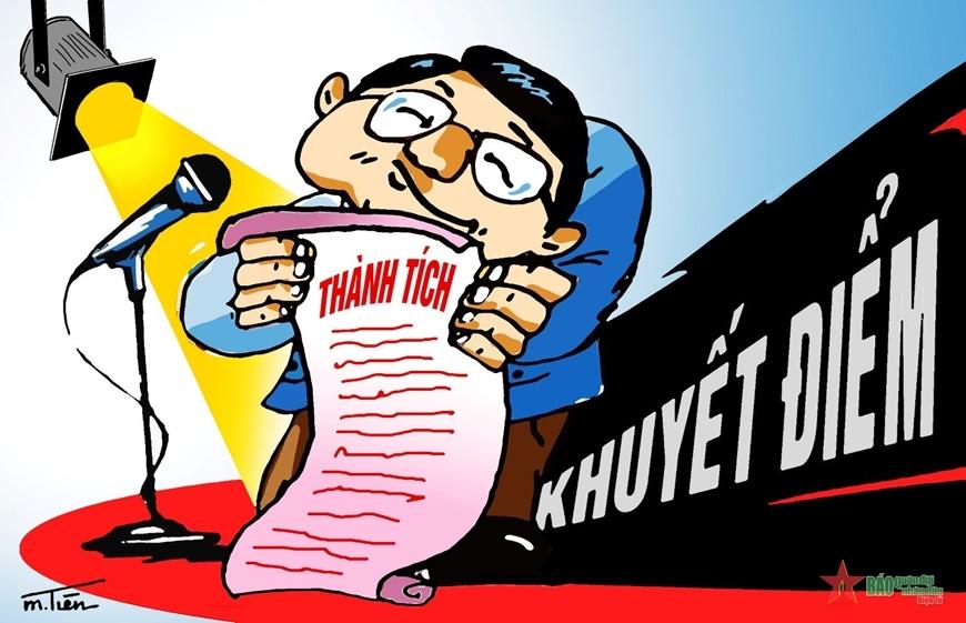 Bệnh sính thành tích và "nghệ thuật" che giấu khuyết điểm