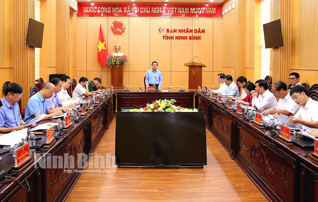 Hội nghị UBND tỉnh phiên thường kỳ tháng 9