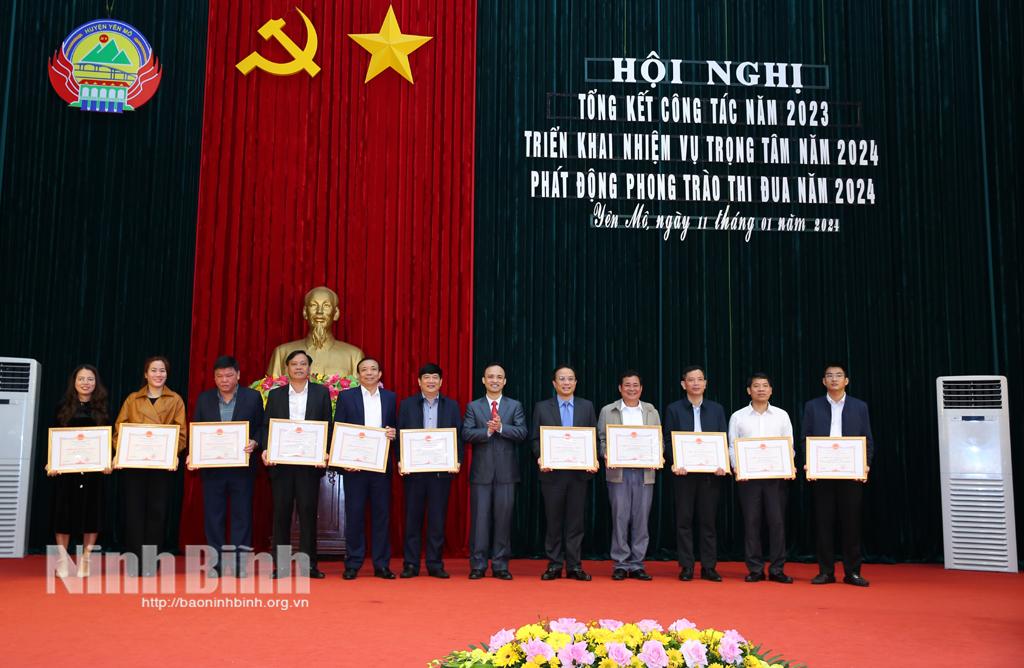 Yên Mô phấn đấu xây dựng huyện đạt chuẩn nông thôn mới nâng cao năm 2024