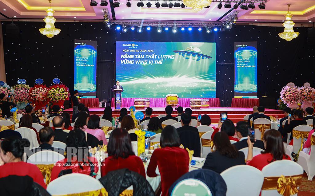 Công ty Bảo Việt nhân thọ Ninh Bình tổ chức ngày hội ra quân năm 2024