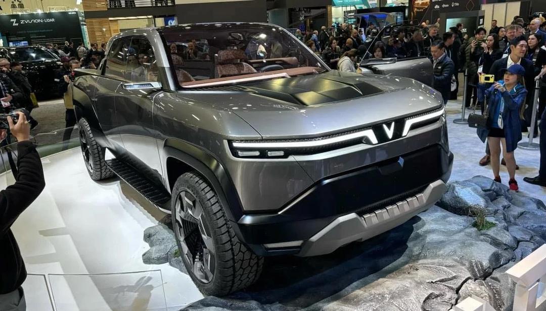 Xe bán tải điện VinFast VF Wild xuất hiện tại Mỹ