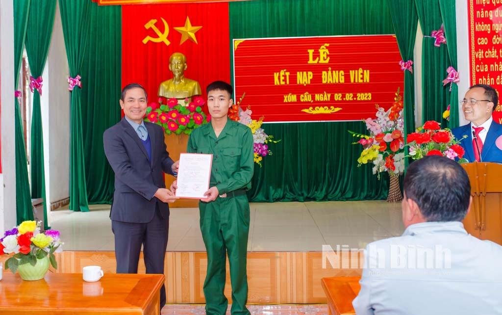 Khánh Thiện: Điểm sáng trong công tác phát triển đảng viên