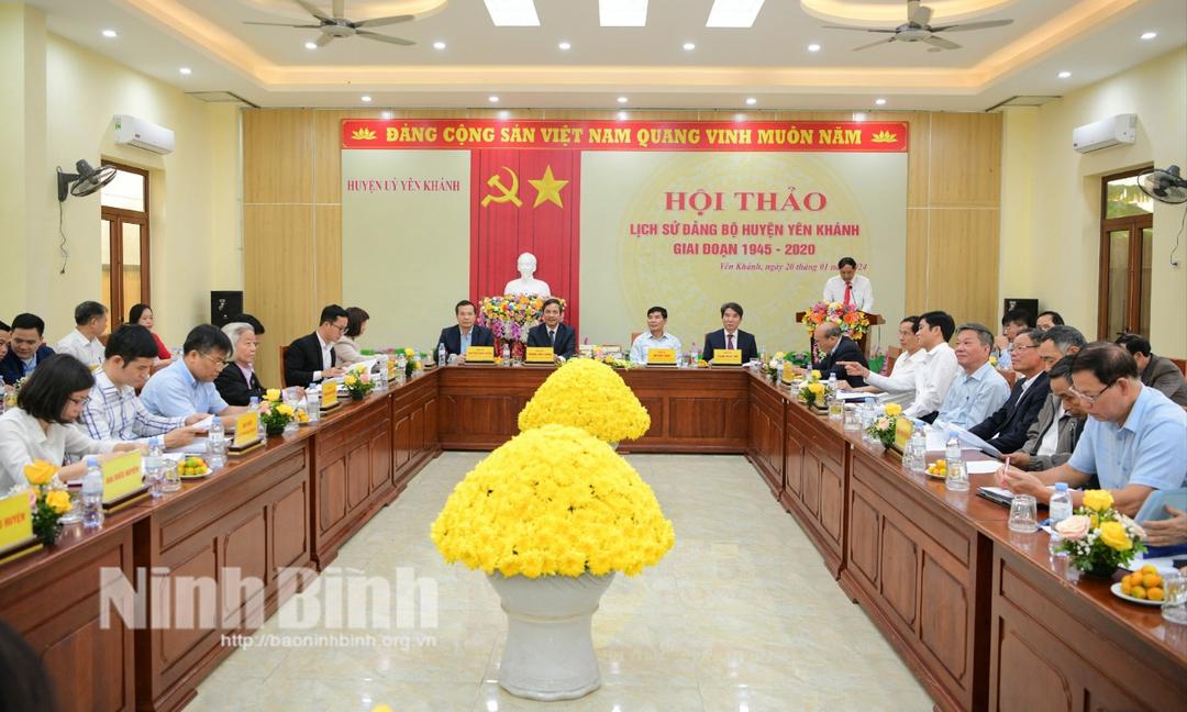 Hội thảo Lịch sử Đảng bộ huyện Yên Khánh, giai đoạn 1945 - 2020