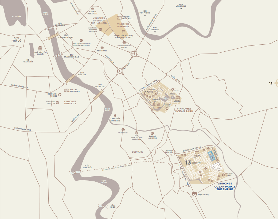 Vinhomes Ocean Park 2: Trung tâm chiến lược của thành phố phía Đông