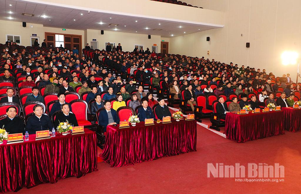 Thành phố Ninh Bình gặp mặt mừng Đảng, mừng Xuân Giáp Thìn năm 2024