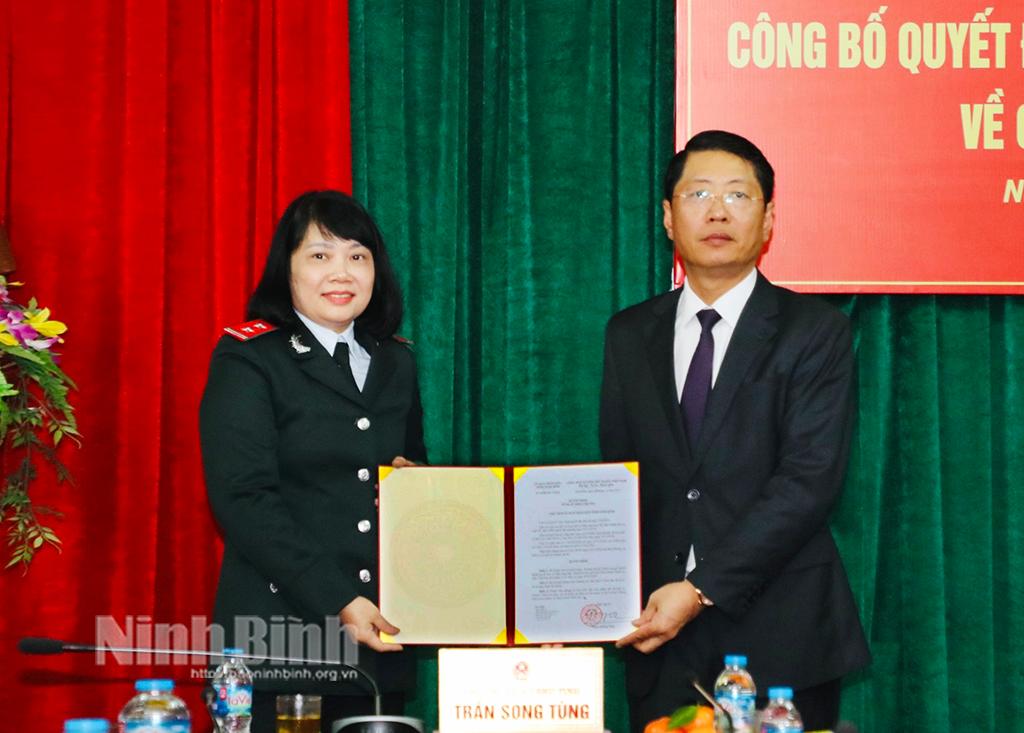 Công bố Quyết định bổ nhiệm Phó Chánh Thanh tra tỉnh