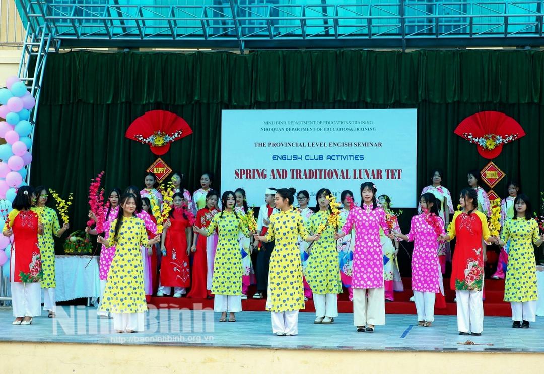 Nho Quan tổ chức chuyên đề môn Tiếng Anh cấp tỉnh