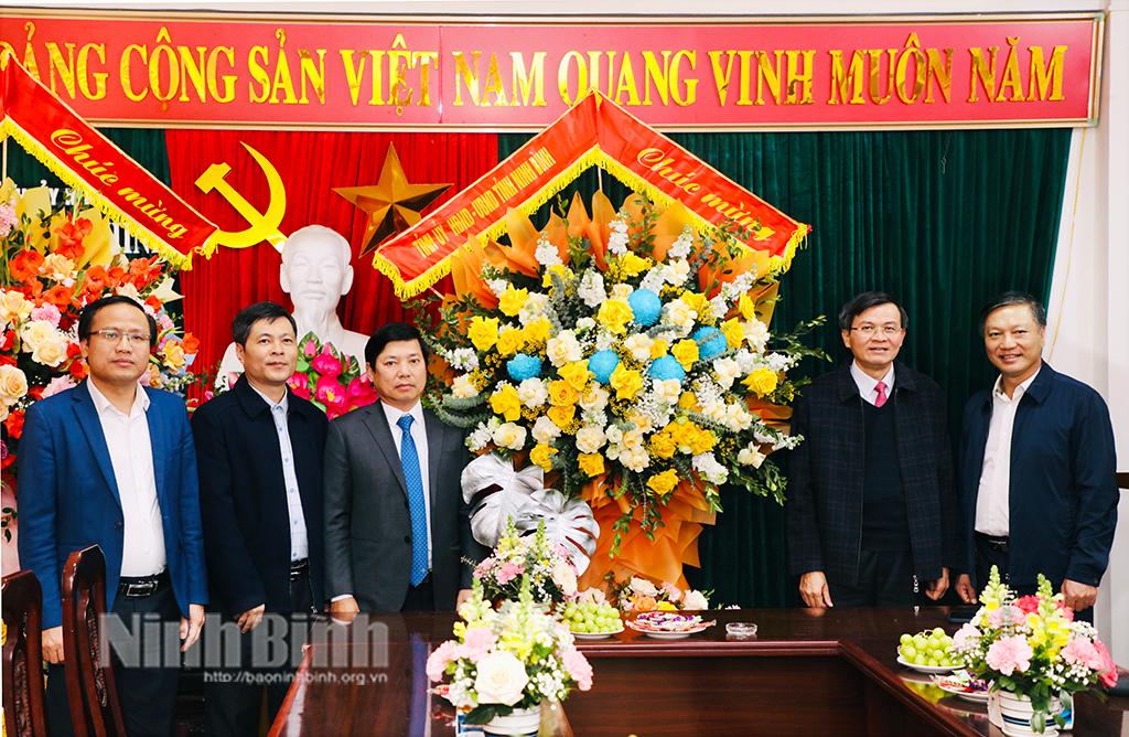 Đồng chí Bí thư Tỉnh ủy chúc mừng Ban Nội chính Tỉnh ủy nhân Ngày truyền thống ngành Nội chính Đảng