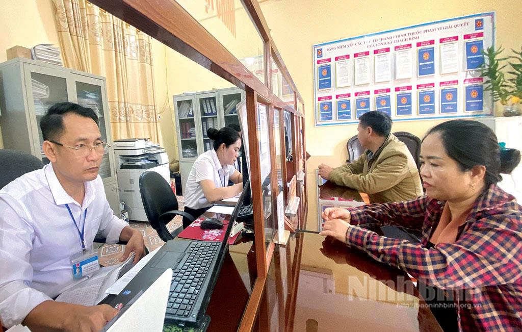 Nho Quan: Nâng cao hiệu quả giải quyết thủ tục hành chính