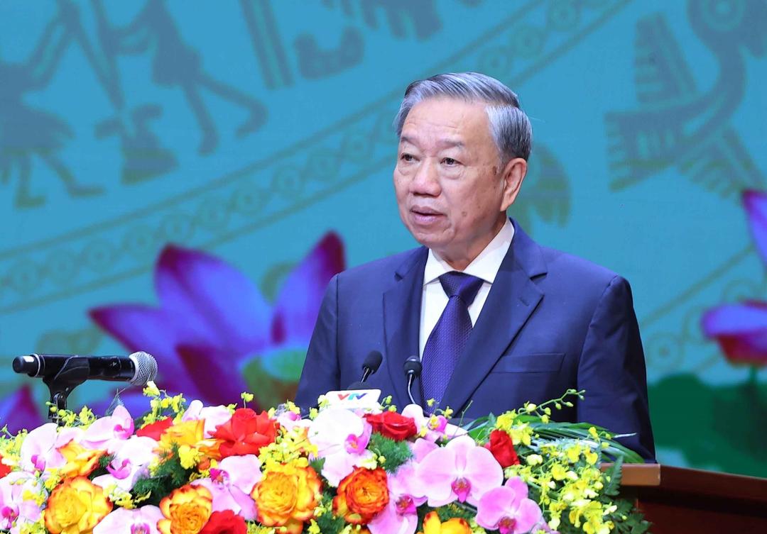 Diễn văn của Tổng Bí thư, Chủ tịch nước Tô Lâm tại Lễ kỷ niệm 70 năm Ngày Giải phóng Thủ đô (10/10/1954 - 10/10/2024)