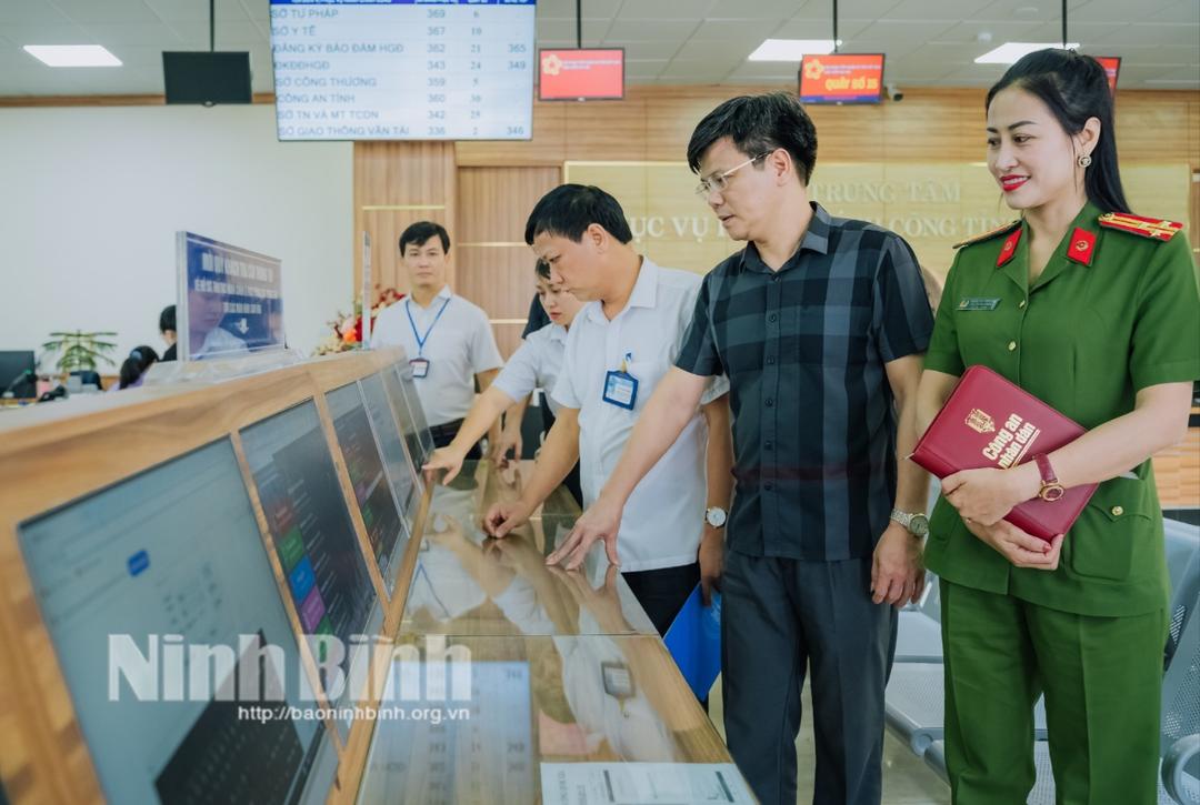 Kiểm tra công tác tổ chức các hoạt động hưởng ứng Ngày Chuyển đổi số quốc gia năm 2024