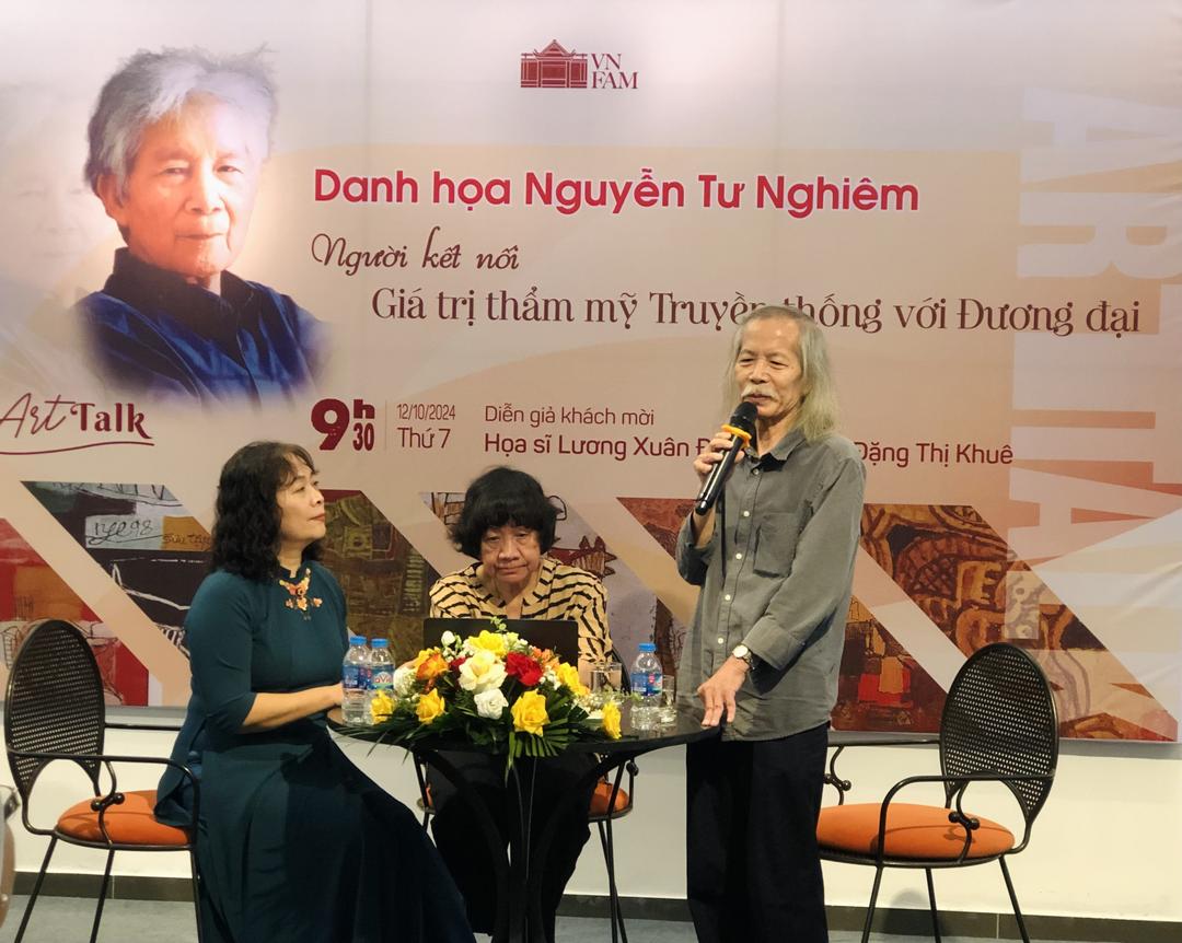 Danh họa Nguyễn Tư Nghiêm: Người kết nối giá trị thẩm mỹ truyền thống với đương đại