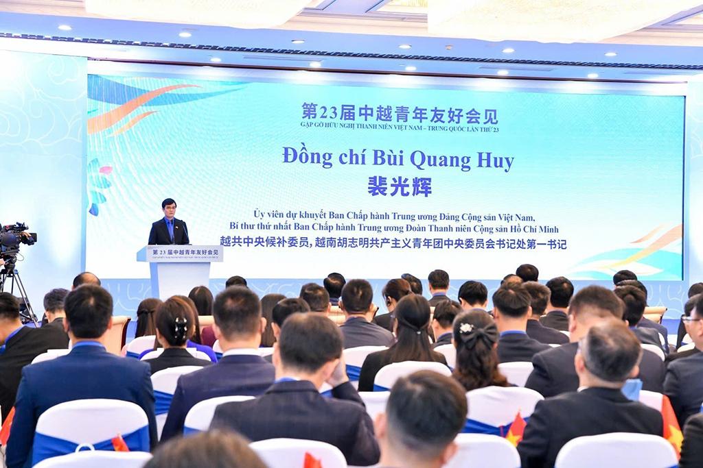 Khai mạc Gặp gỡ hữu nghị thanh niên Việt Nam - Trung Quốc lần thứ 23