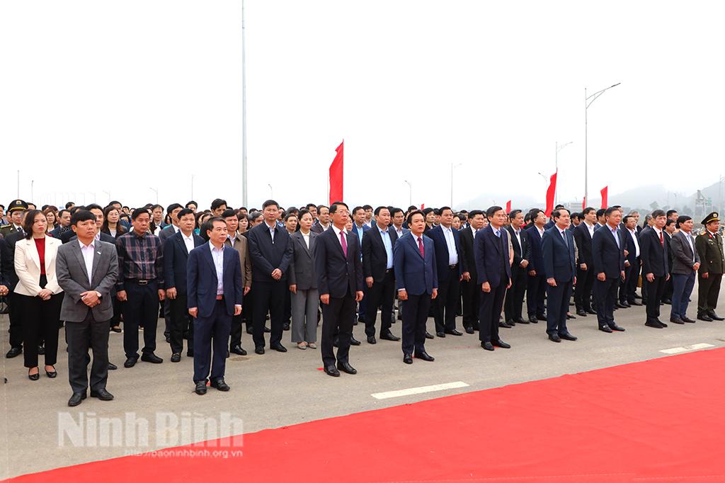 Lễ phát động "Tết trồng cây đời đời nhớ ơn Bác Hồ" Xuân Giáp Thìn 2024 và thông xe kỹ thuật tuyến đường Đồng Giao, tuyến đường Đông - Tây (giai đoạn I)