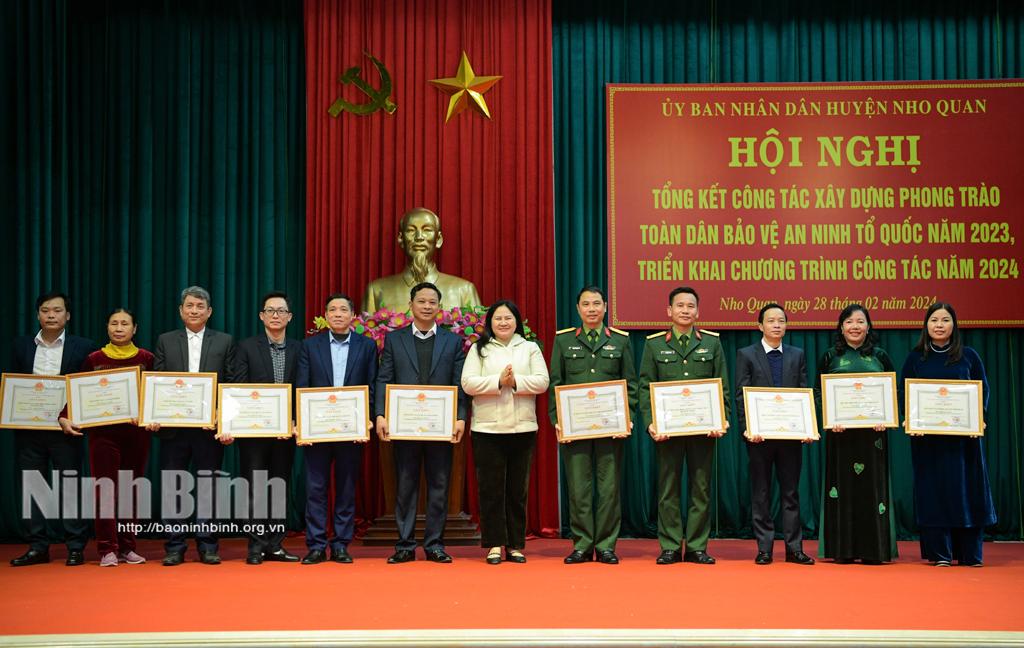 Nho Quan triển khai phong trào Toàn dân bảo vệ an ninh Tổ quốc năm 2024