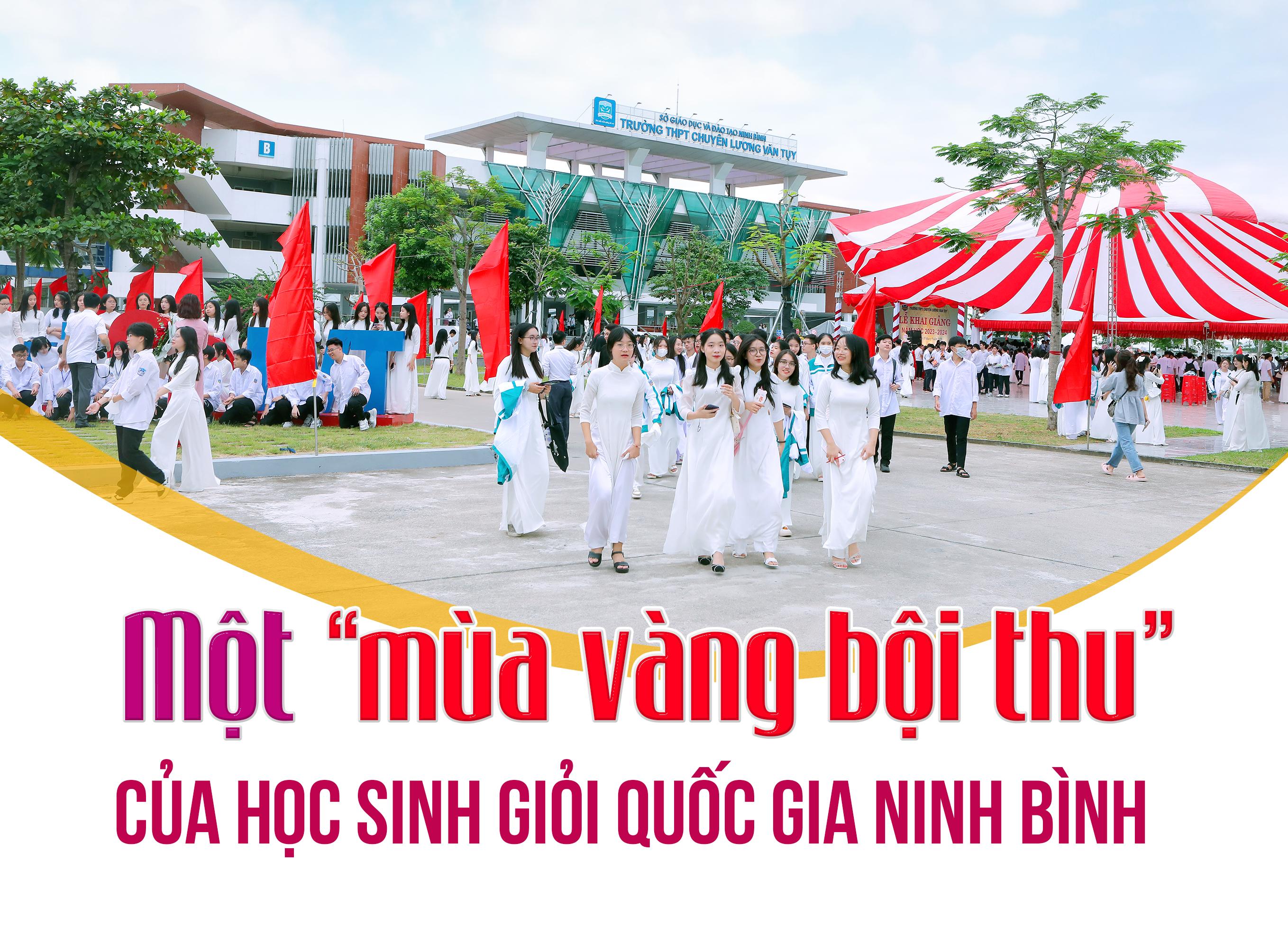 {Emagazine} - Một "mùa vàng bội thu" của học sinh giỏi Quốc gia Ninh Bình