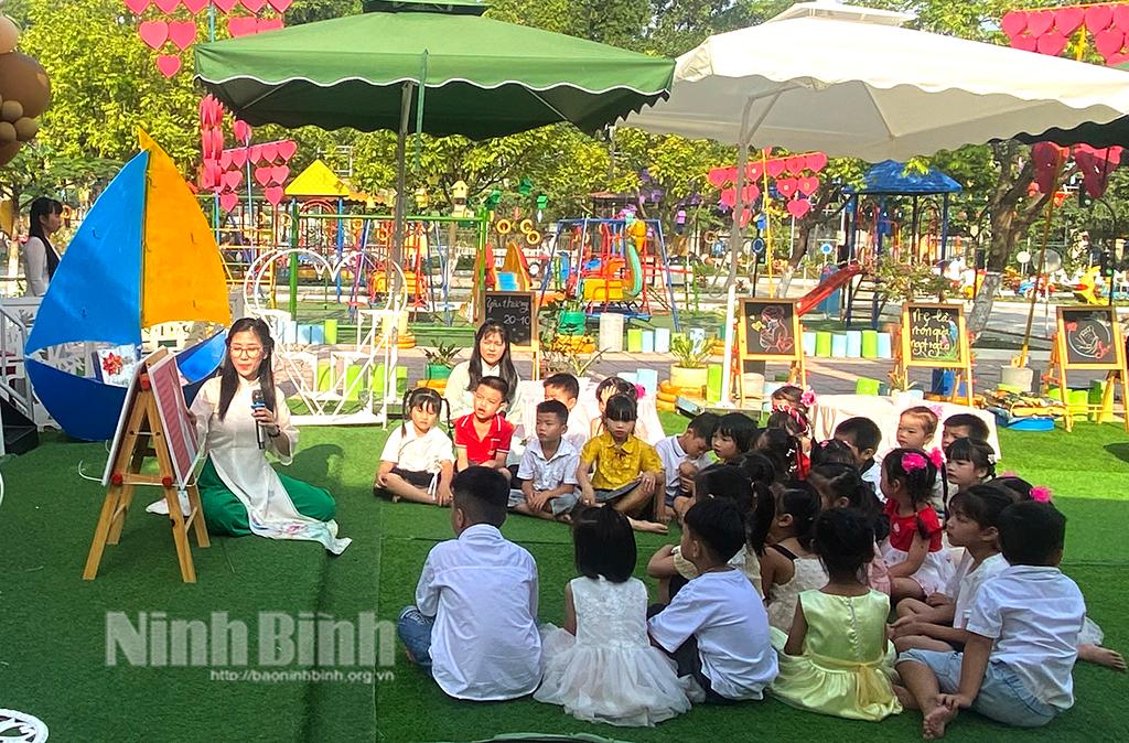 Hoa Lư: Xây dựng trường mầm non hạnh phúc, lấy trẻ làm trung tâm