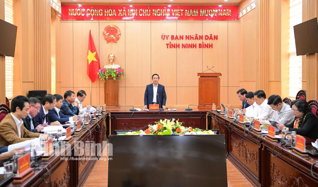 Ban Chỉ đạo Đề án xây dựng và phát triển "Thành phố Hoa Lư" tổ chức phiên họp thứ nhất