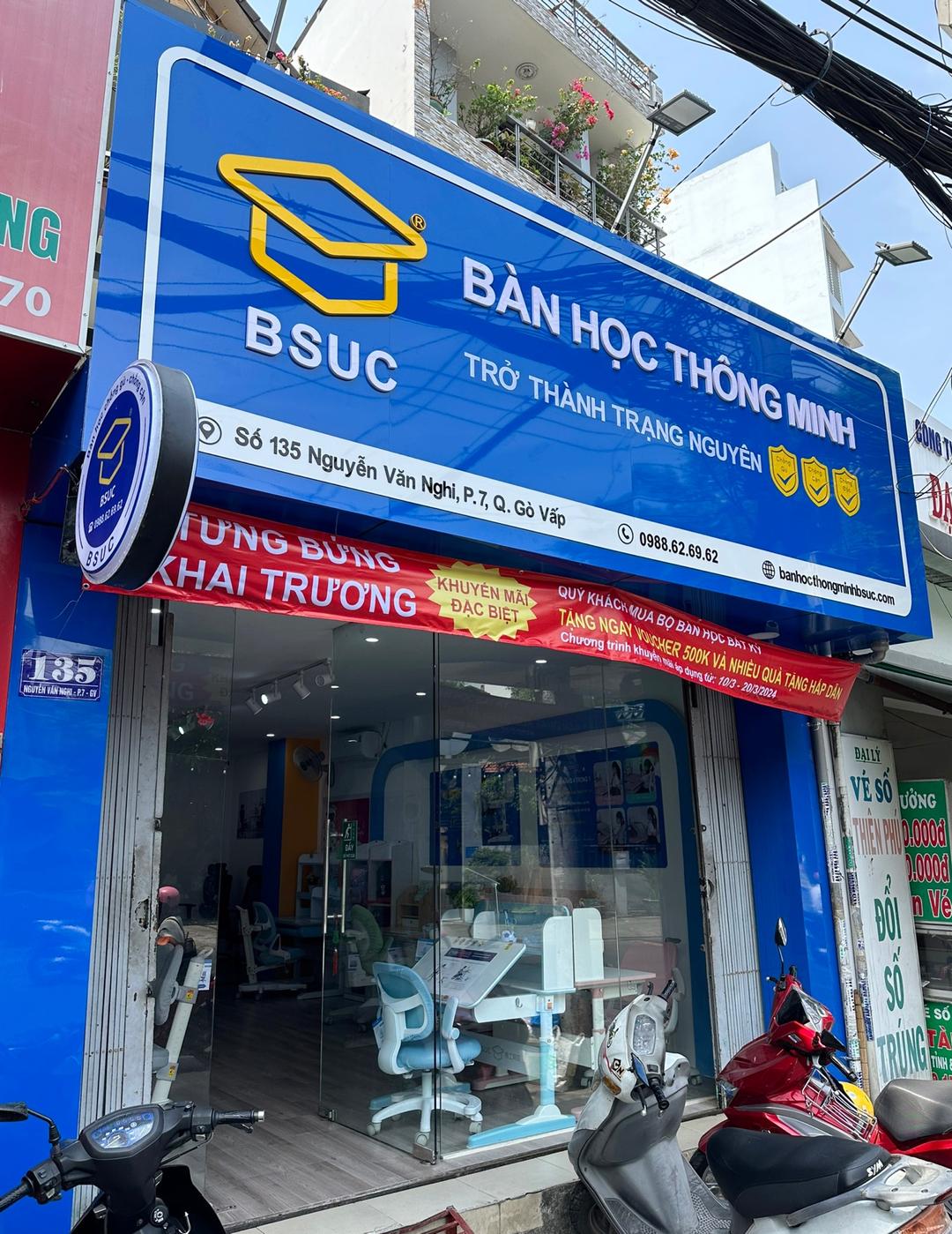 Tưng bừng khai trương bàn học thông minh BSUC Gò Vấp - Showroom thứ 32 trên toàn quốc